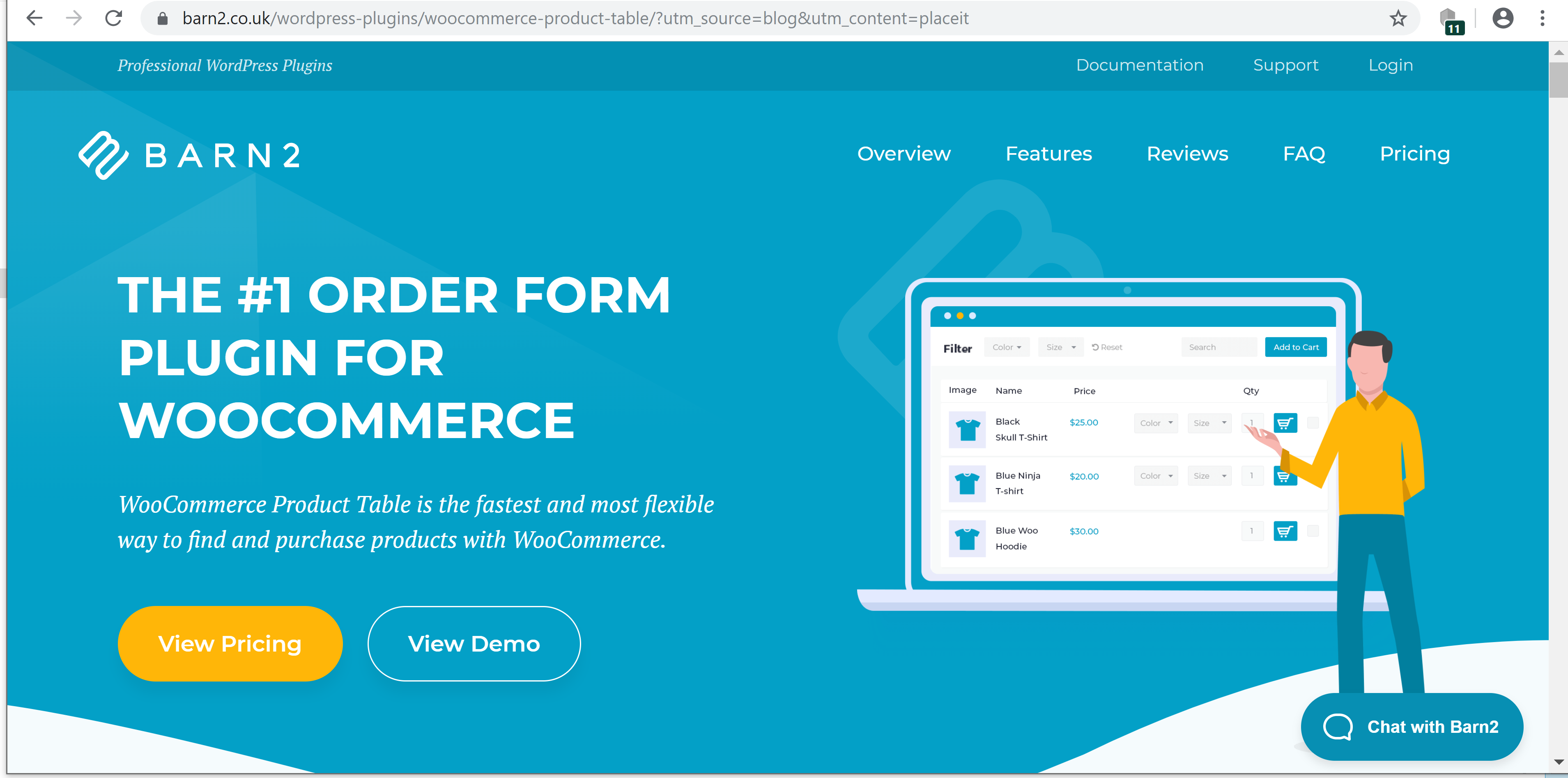 Order form plugin for WooCommerce